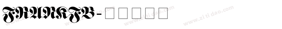 FRANKFB字体转换