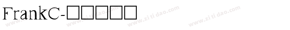 FrankC字体转换