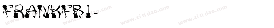 FRANKFBI字体转换