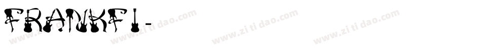 FRANKFI字体转换