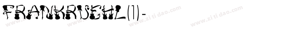 FrankRuehl(1)字体转换