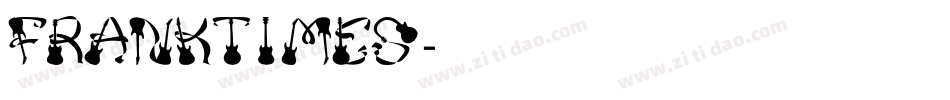 FrankTimes字体转换