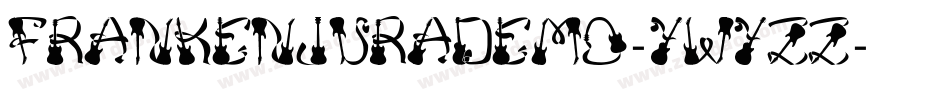 FrankenjuraDemo-ywYZZ字体转换