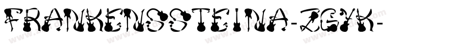 FrankensSteina-ZGyK字体转换
