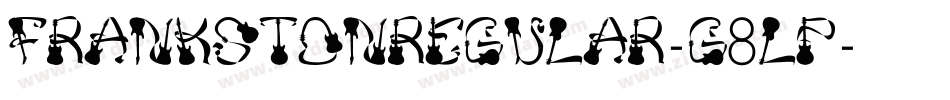 FrankstonRegular-g8LP字体转换