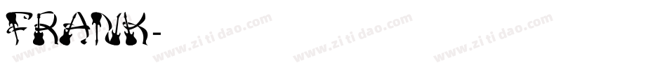 frank字体转换