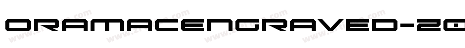 OramacEngraved-Z0aZ字体转换