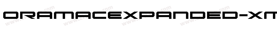 OramacExpanded-xmqO字体转换