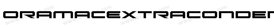 OramacExtraCondensed-BJew字体转换