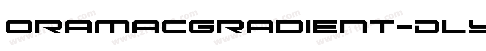 OramacGradient-Dly3字体转换