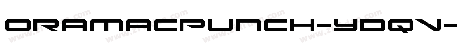 OramacPunch-ydqV字体转换