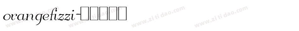 orangefizzi字体转换