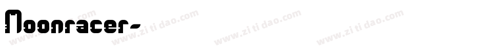 Moonracer字体转换