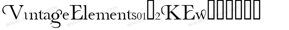 VintageElements01-2KEw字体转换