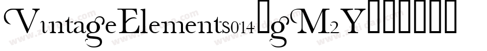 VintageElements014-gM2Y字体转换