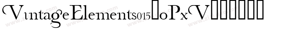 VintageElements015-oPxV字体转换