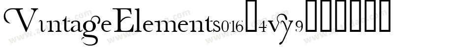 VintageElements016-4vy9字体转换