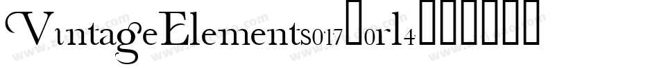 VintageElements017-0rl4字体转换