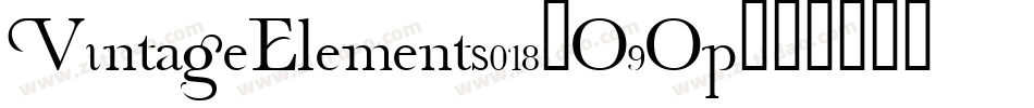 VintageElements018-O9Op字体转换
