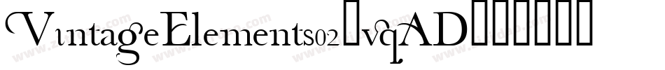 VintageElements02-vqAD字体转换