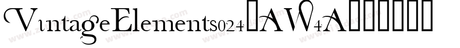 VintageElements024-AW4A字体转换