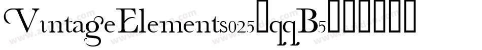 VintageElements025-qqB5字体转换