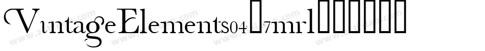 VintageElements04-7mrl字体转换
