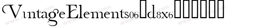 VintageElements06-d8x6字体转换