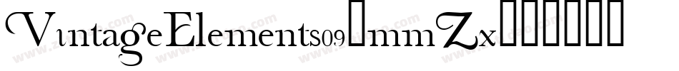 VintageElements09-mmZx字体转换