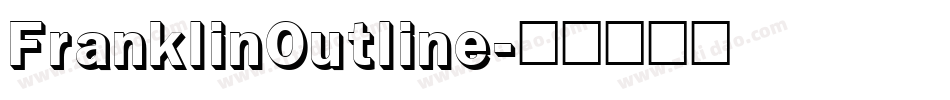 FranklinOutline字体转换