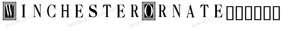 WinchesterOrnate字体转换