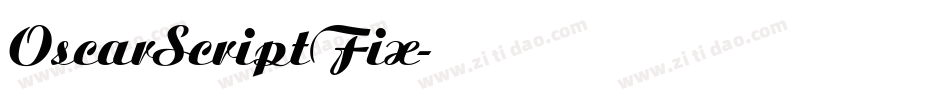 OscarScriptFix字体转换