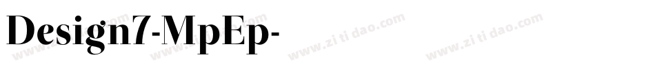 Design7-MpEp字体转换