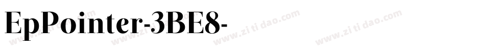 EpPointer-3BE8字体转换