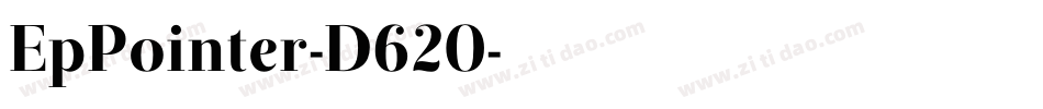 EpPointer-D620字体转换