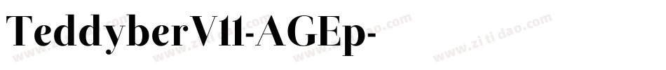 TeddyberV11-AGEp字体转换