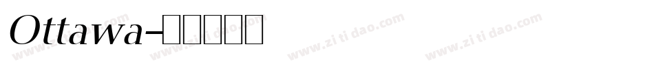 Ottawa字体转换