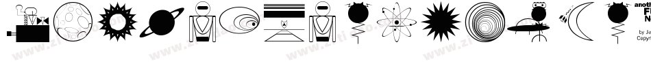 PilotOuterSpace字体转换