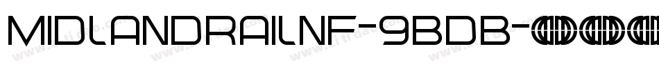 MidlandRailNf-9BDB字体转换