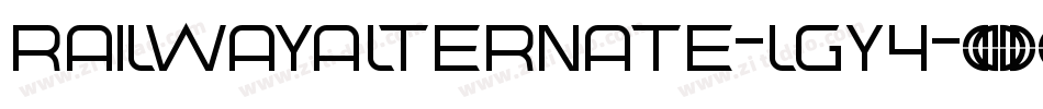 Railwayalternate-LGy4字体转换