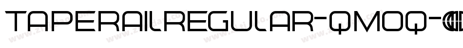 TapeRailRegular-qMoq字体转换