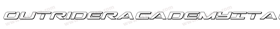 OutriderAcademyItalicItalic-Edv4字体转换 OutriderAcademyItalicItalic-Edv4字体转换