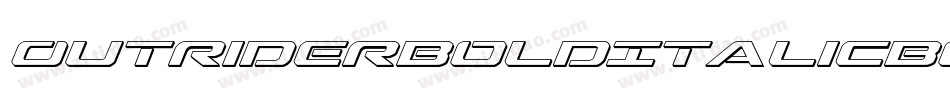 OutriderBoldItalicBoldItalic-ZBDJ字体转换