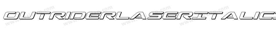 OutriderLaserItalicItalic-RZWl字体转换 OutriderLaserItalicItalic-RZWl字体转换
