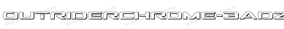 OutriderChrome-3ADZ字体转换