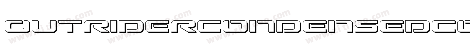OutriderCondensedCondensed-Avrx字体转换