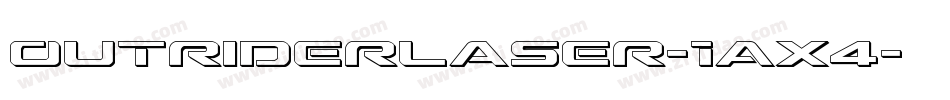 OutriderLaser-1Ax4字体转换