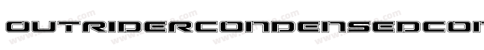 OutriderCondensedCondensed-Avrx字体转换
