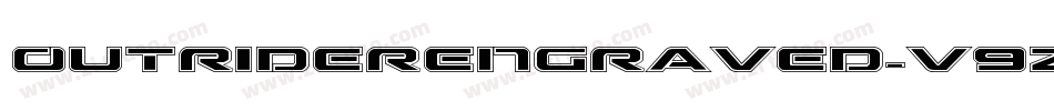 OutriderEngraved-V9Z0字体转换
