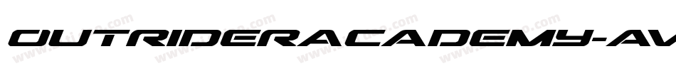 OutriderAcademy-avlx字体转换